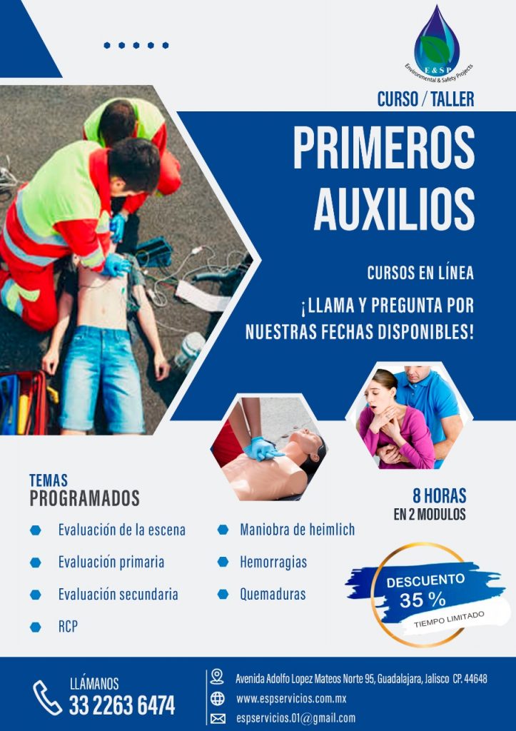 oscuro Mala suerte Dependiente Curso Primeros Auxilios - Environmental & Safety Projects